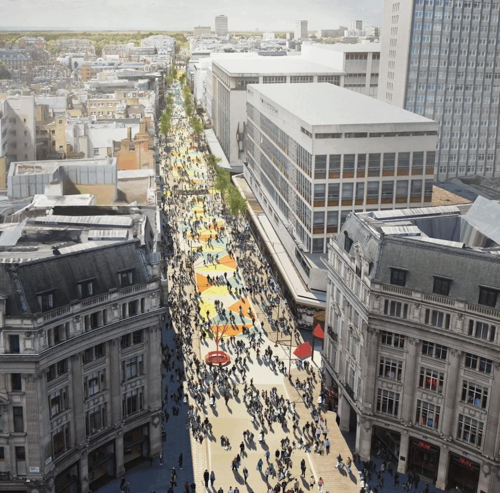 Oxford Street to be traffic-free by the end of summer