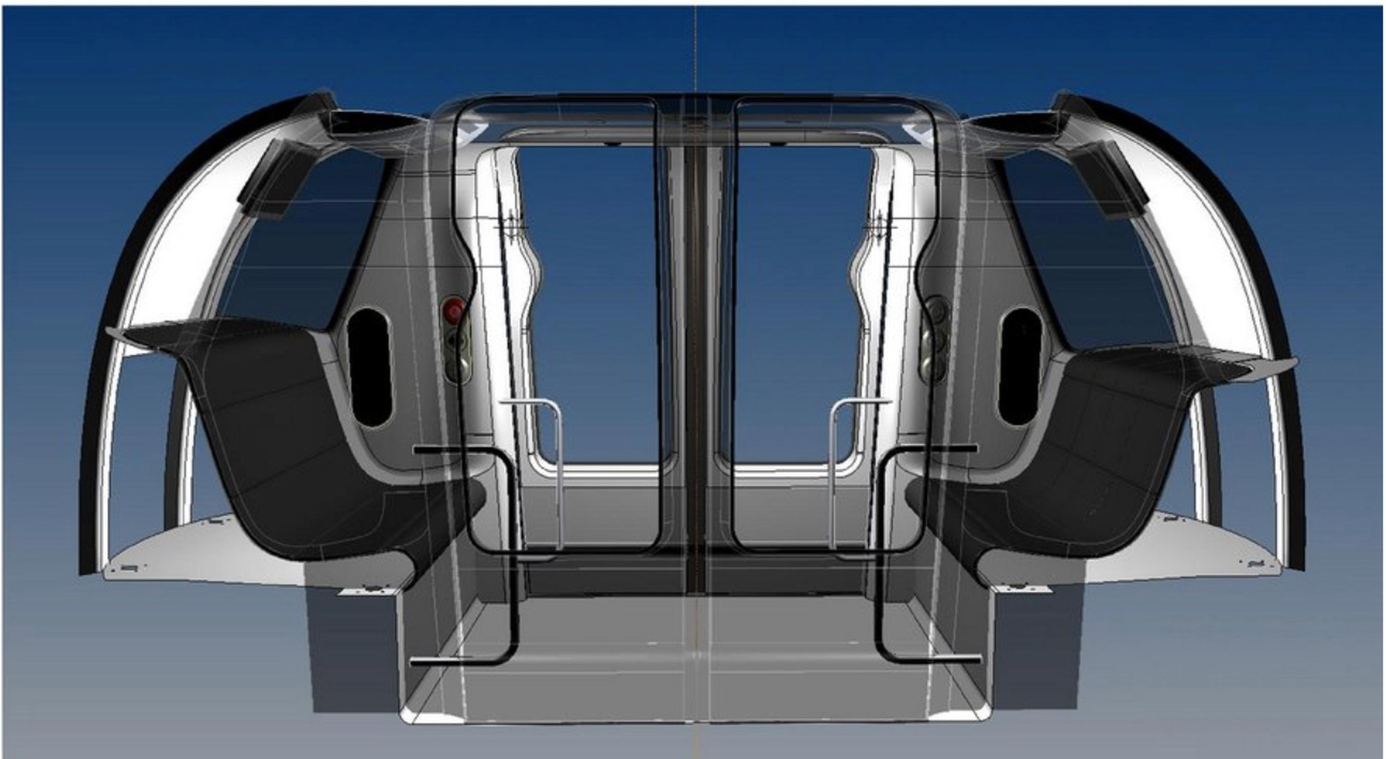 Design for an Auriggo vehicle`s passenger cabin
