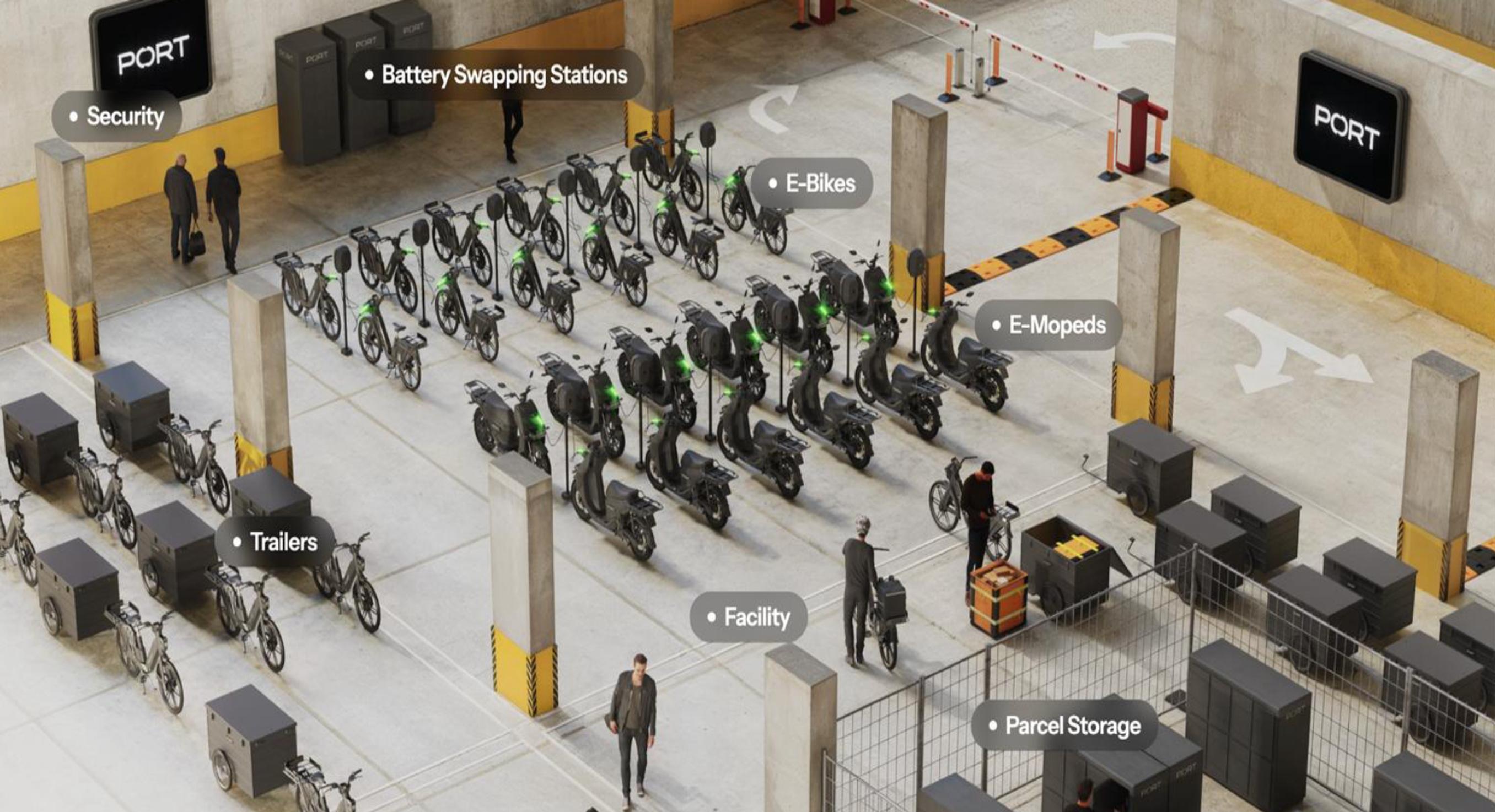 A PORT micro logistics hub