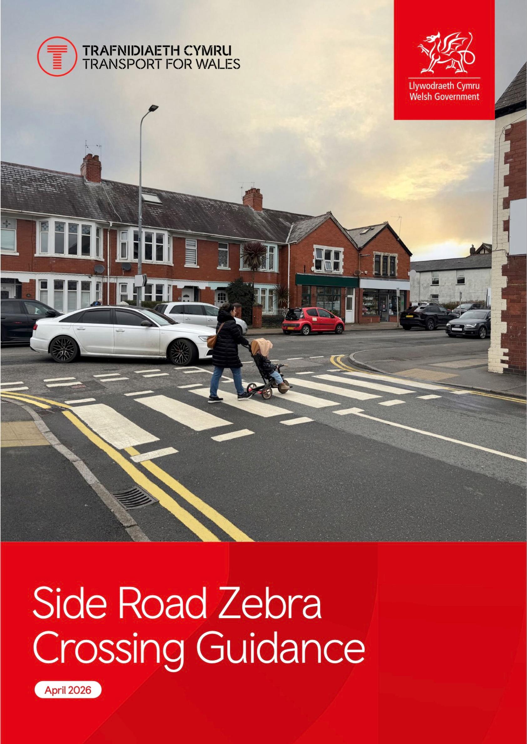 Design guidance on side road zebra crossings published in Wales