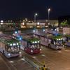 Buses at Glasgow depot charged when there is excess renewable energy