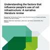 Host of factors determine if people travel by train, DfT study finds