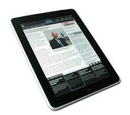 iPad shows RSS feed subscription through 'Pulse' App